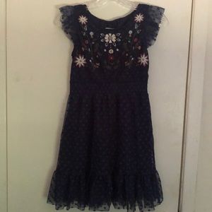 Navy blue dress